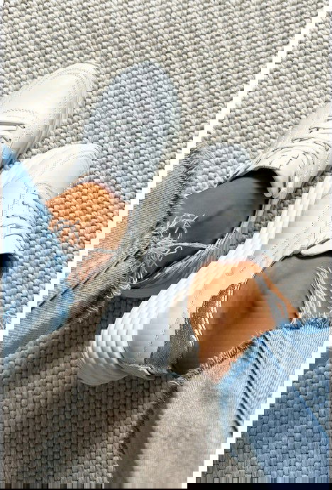 Białe sneakersy Porreta