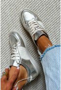 Metaliczne elastyczne sneakersy Norey
