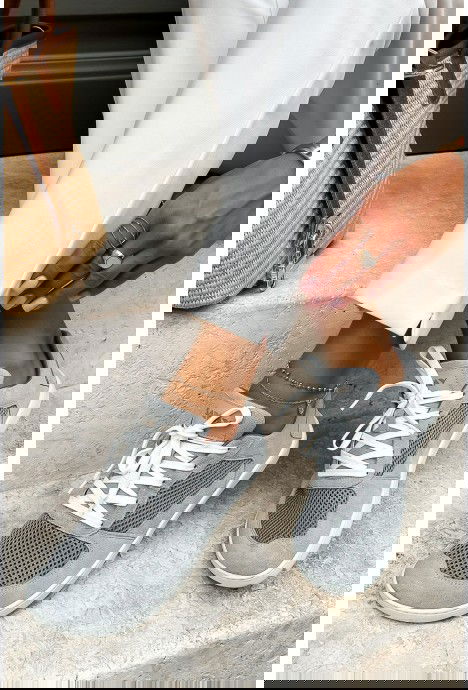 Szare trampki barefoot Vionie