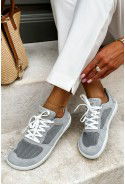 Szare trampki barefoot Vionie