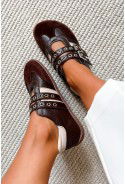 Brązowe sneakersy barefoot Vioné