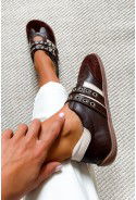 Brązowe sneakersy barefoot Vioné