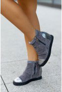 Szare sneakersy Lidia