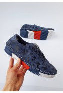 Granatowe  trampki Edite