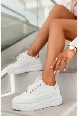 Białe sneakersy Margo