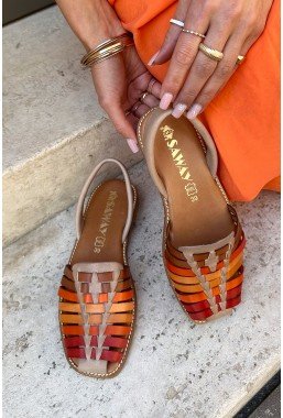 Kolorowe sandały Monako